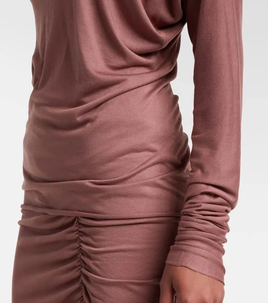 Rick Owens Diana one-shoulder jersey top | Thumbnail 4 Rick Owens Diana one-shoulder jersey top | Thumbnail 4