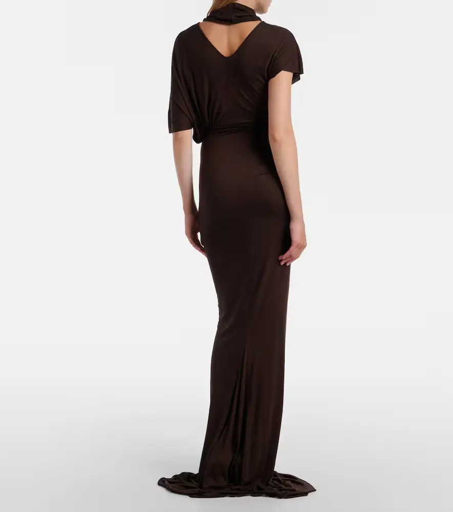 Rick Owens Lilith draped jersey gown | Thumbnail 3