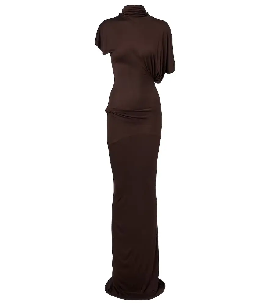 Rick Owens Lilith draped jersey gown