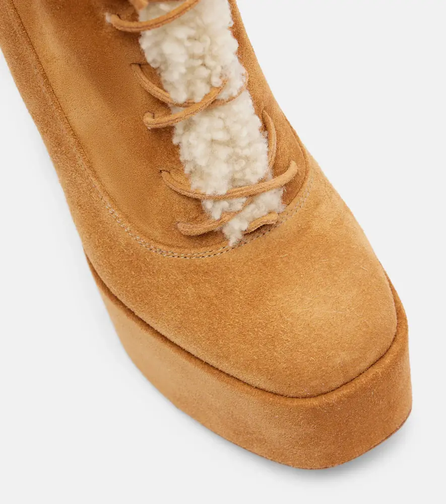 Paris Texas Malena 145 suede platform lace-up boots | Thumbnail 3 Paris Texas Malena 145 suede platform lace-up boots | Thumbnail 3