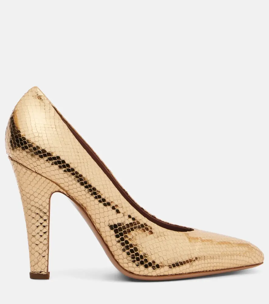 Paris Texas Elsa 100 metallic leather pumps | Thumbnail 2 Paris Texas Elsa 100 metallic leather pumps | Thumbnail 2