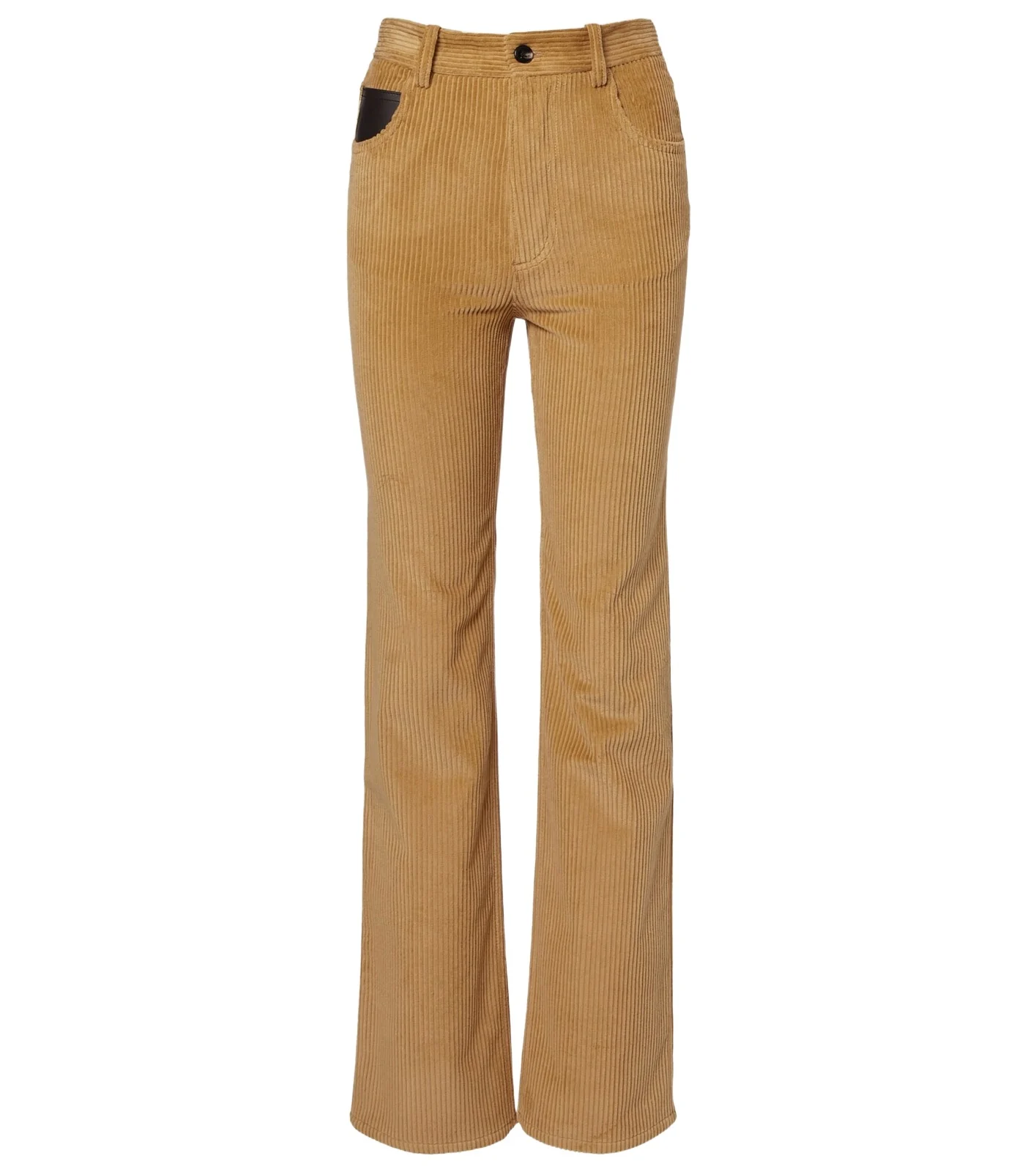 Cotton corduroy flared pants