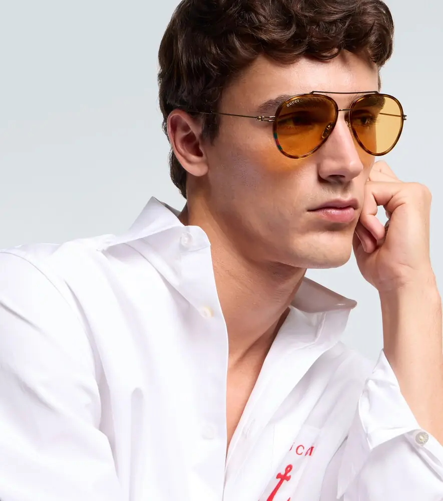 Gucci Double G aviator sunglasses | Thumbnail 3