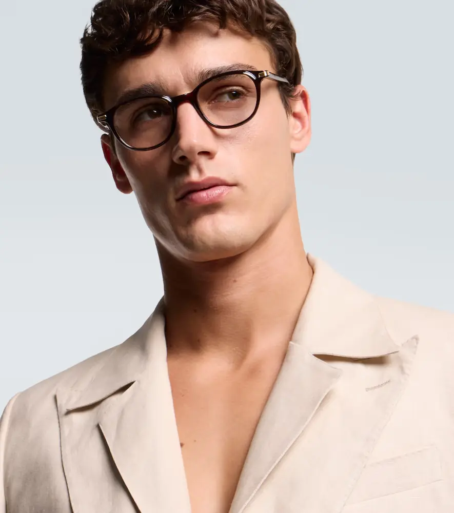 Cartier Eyewear Collection Signature C De Cartier round glasses | Thumbnail 4
