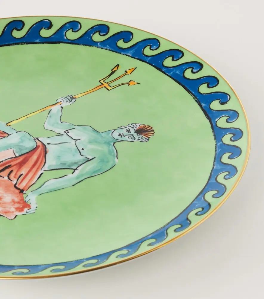 GINORI 1735 Il Viaggio di Nettuno porcelain charger plate by Luke Edward Hall | Thumbnail 2 GINORI 1735 Il Viaggio di Nettuno porcelain charger plate by Luke Edward Hall | Thumbnail 2