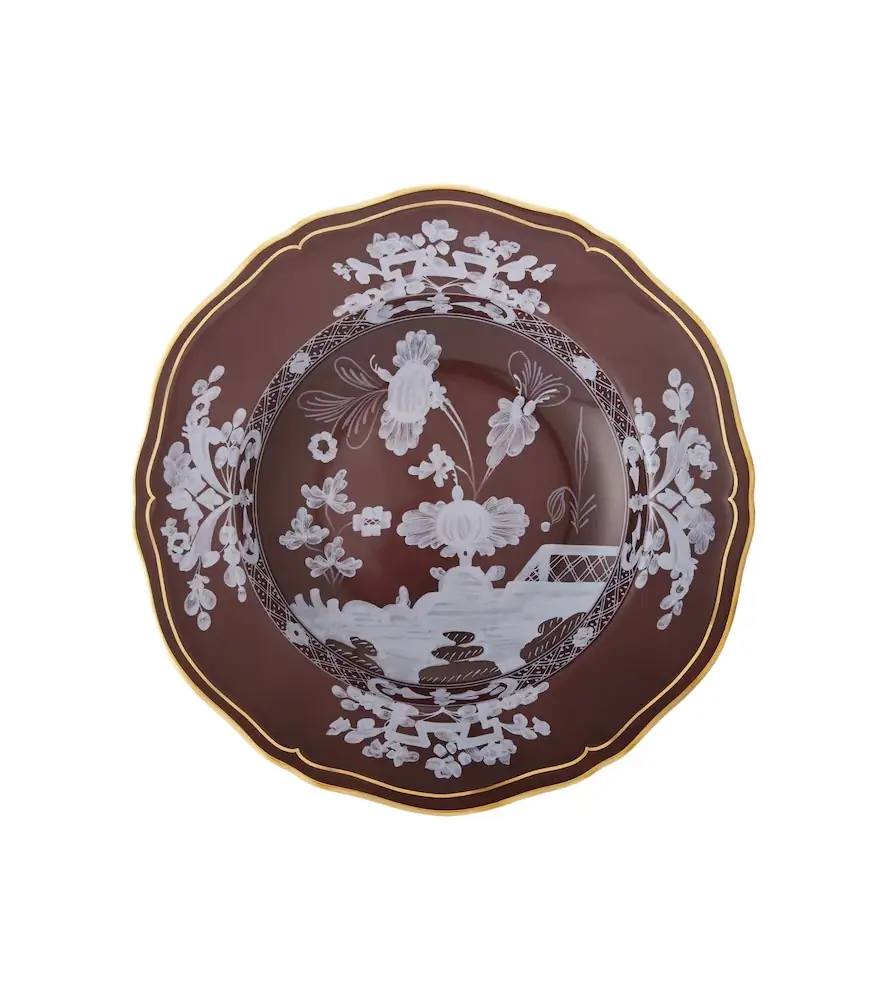 GINORI 1735 Oriente Italiano porcelain soup plate