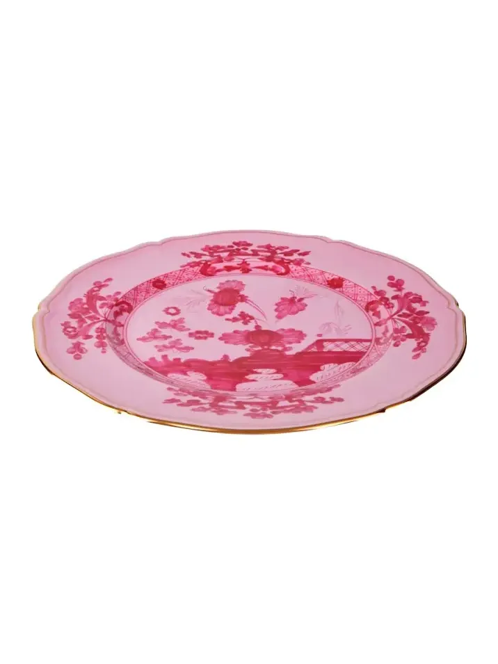 Oriente Italiano porcelain charger plate