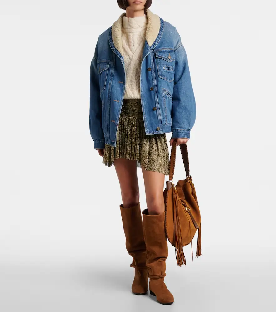 Isabel Marant Nynel suede knee-high boots | Thumbnail 5