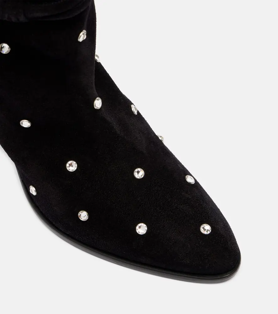Isabel Marant Lolya 90 embellished suede ankle boots | Thumbnail 2