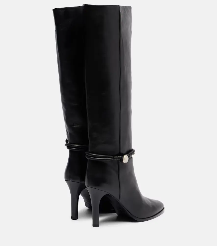 Isabel Marant Ieva Button 90 leather knee-high boots | Thumbnail 2