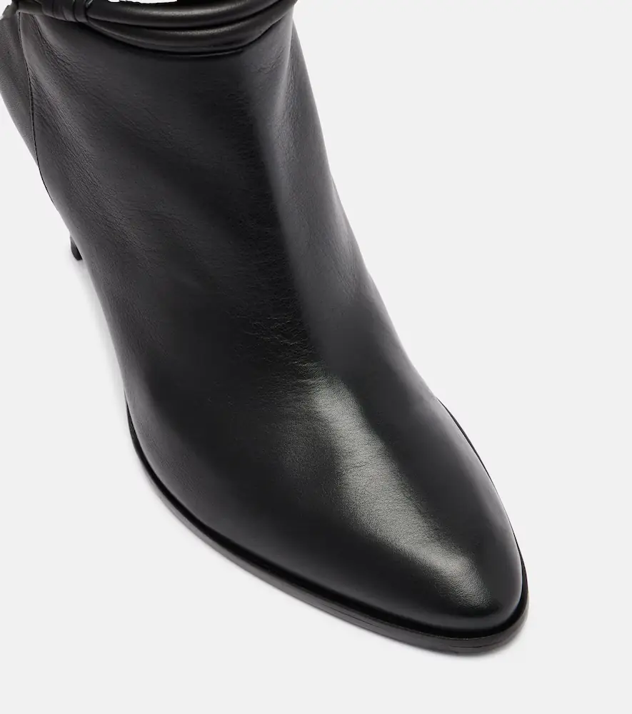 Isabel Marant Ieva Button 90 leather knee-high boots | Thumbnail 3
