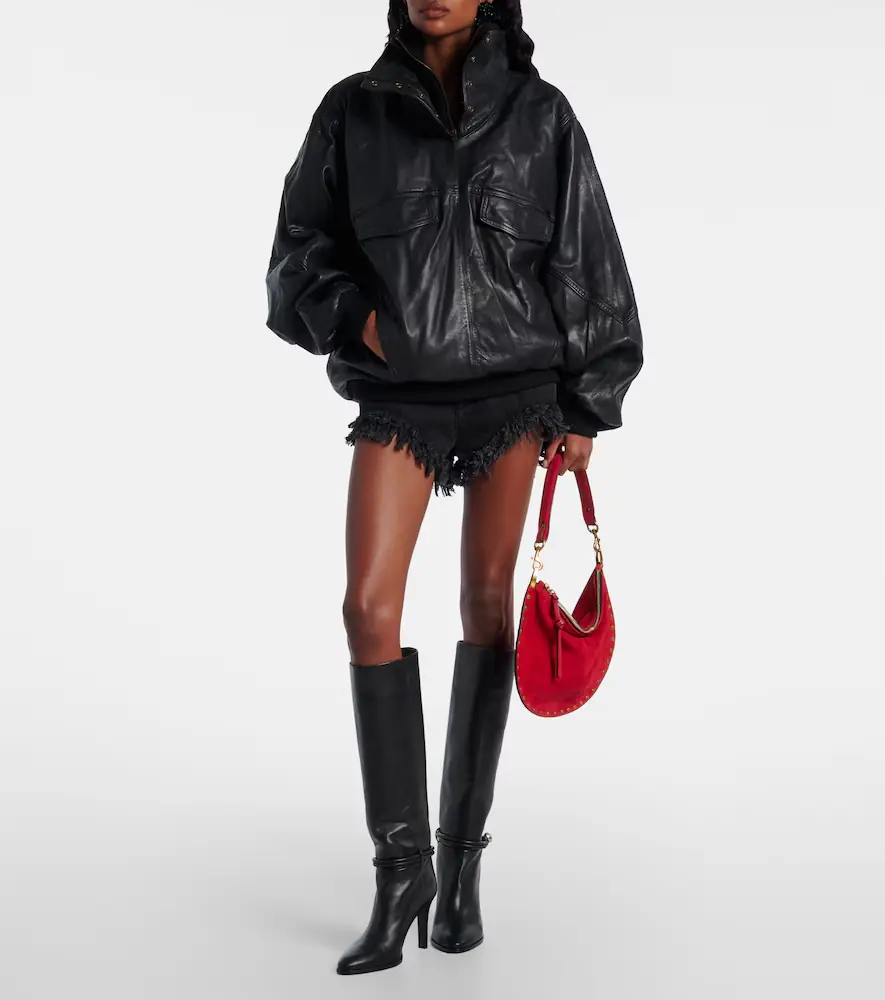 Isabel Marant Ieva Button 90 leather knee-high boots | Thumbnail 5