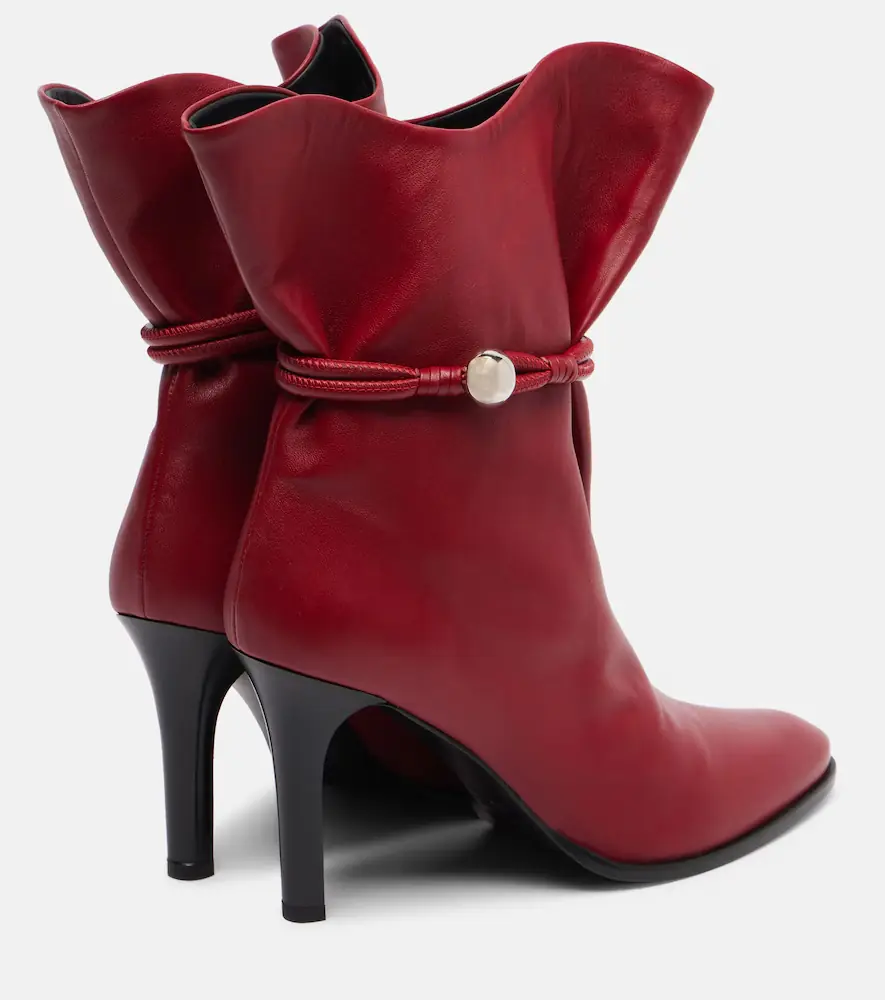 Isabel Marant Lolya 90 leather ankle boots | Thumbnail 3