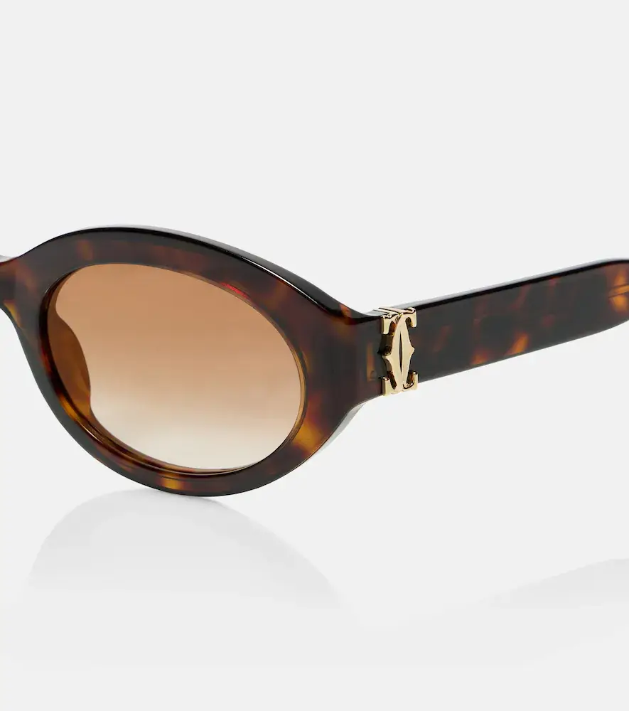 Cartier Eyewear Collection Signature C oval sunglasses | Thumbnail 3
