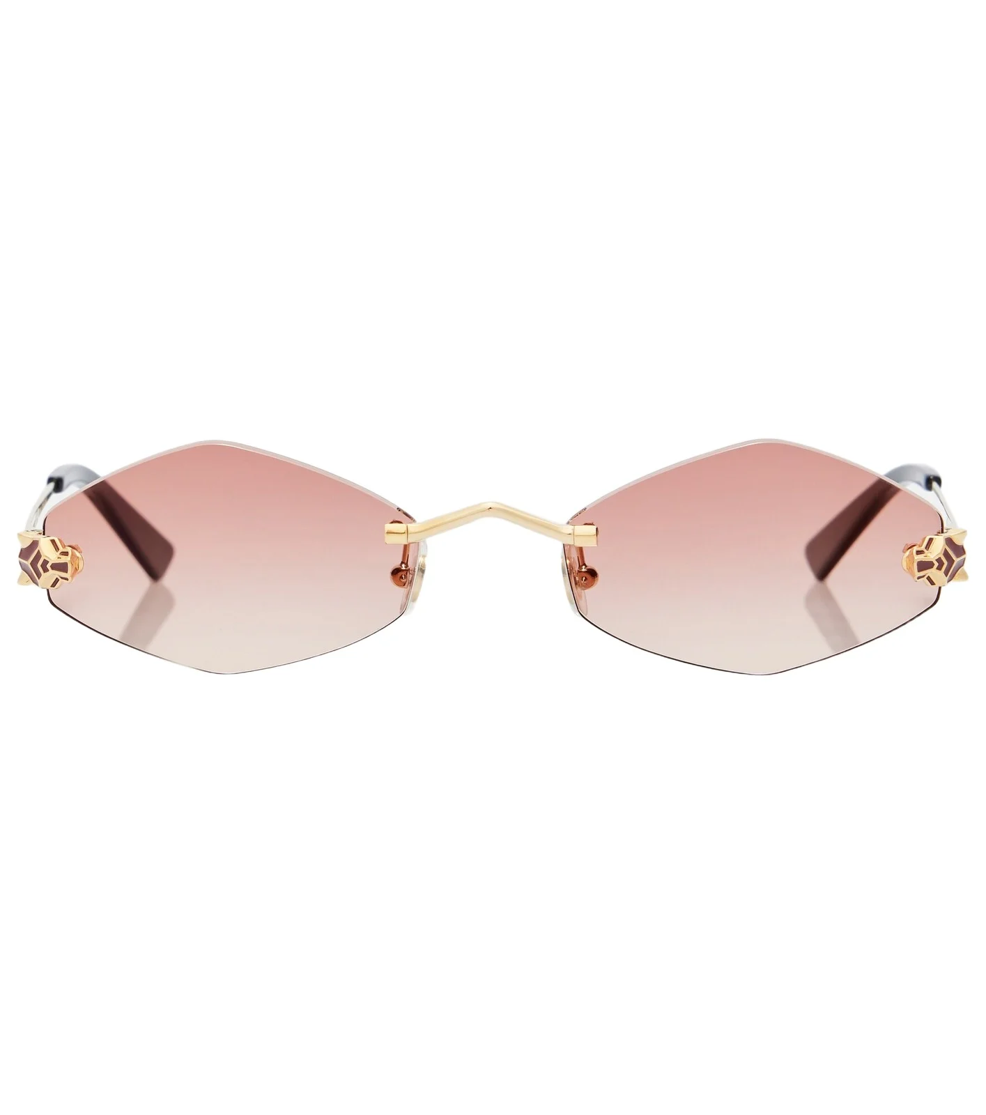 Cartier Eyewear Collection Panthère de Cartier oval sunglasses