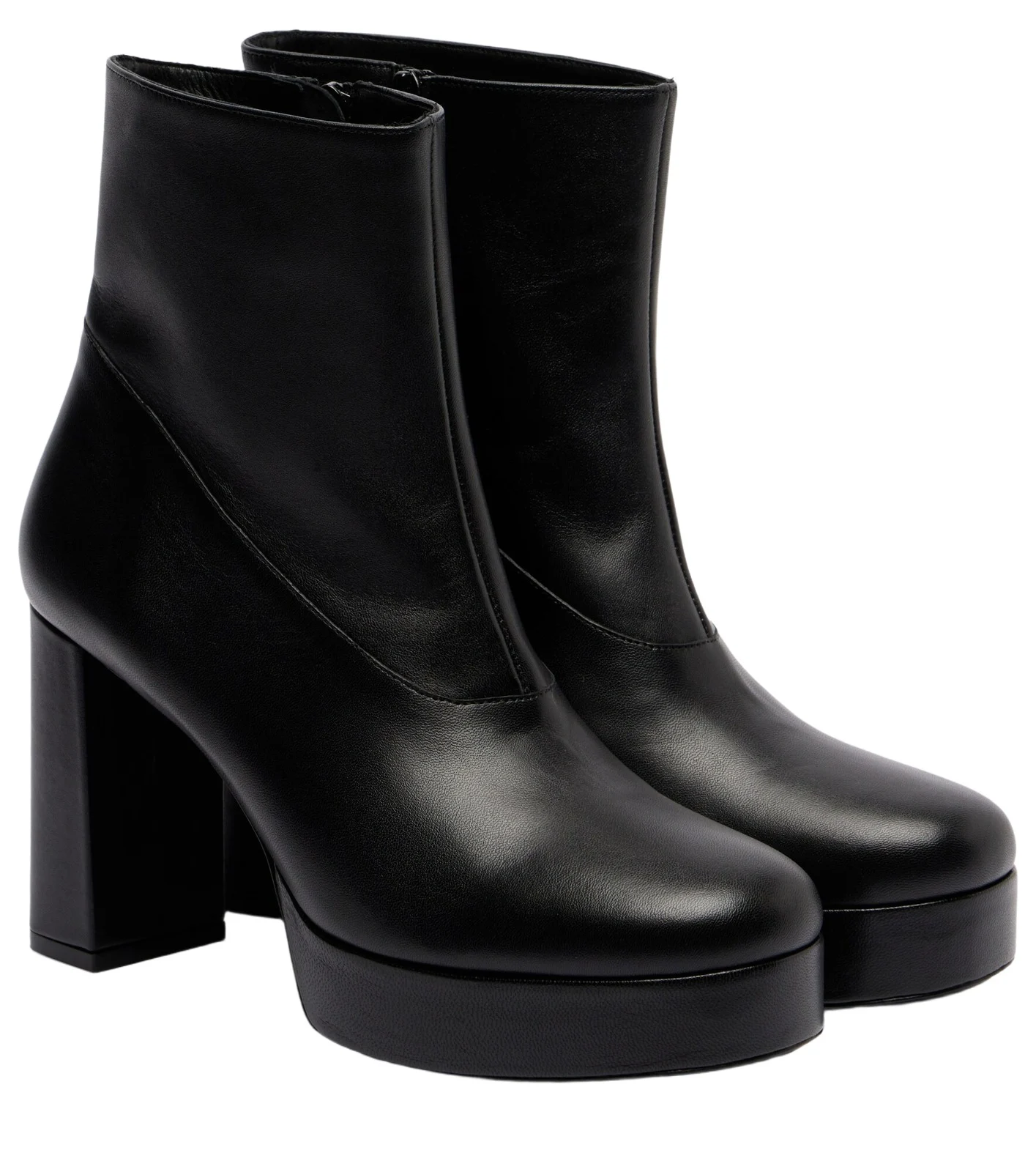 Jodie leather platform ankle boots Jodie leather platform ankle boots