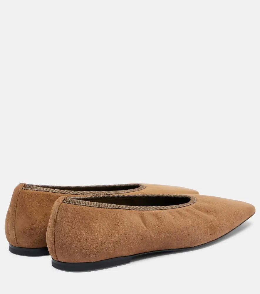TOTEME Suede ballet flats | Thumbnail 3