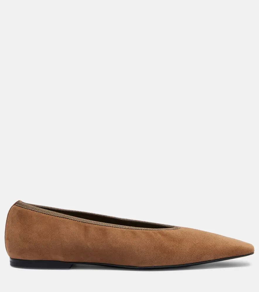TOTEME Suede ballet flats | Thumbnail 4