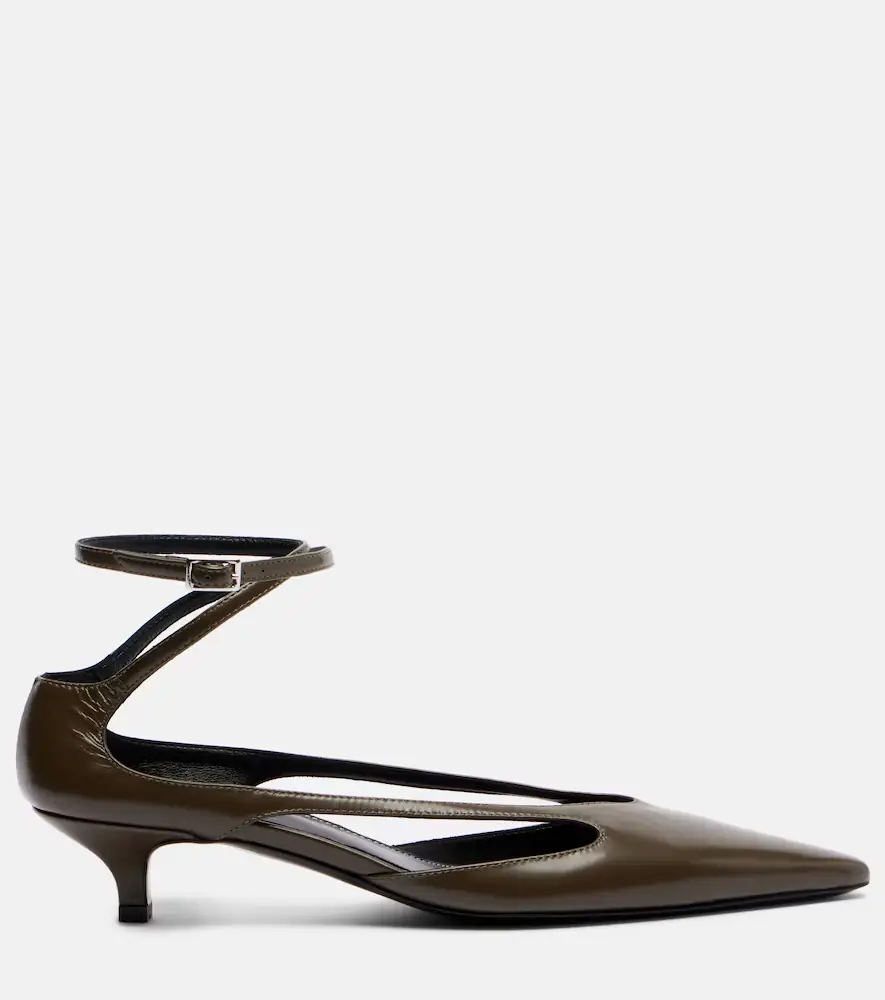 TOTEME Cutout leather pumps | Thumbnail 2