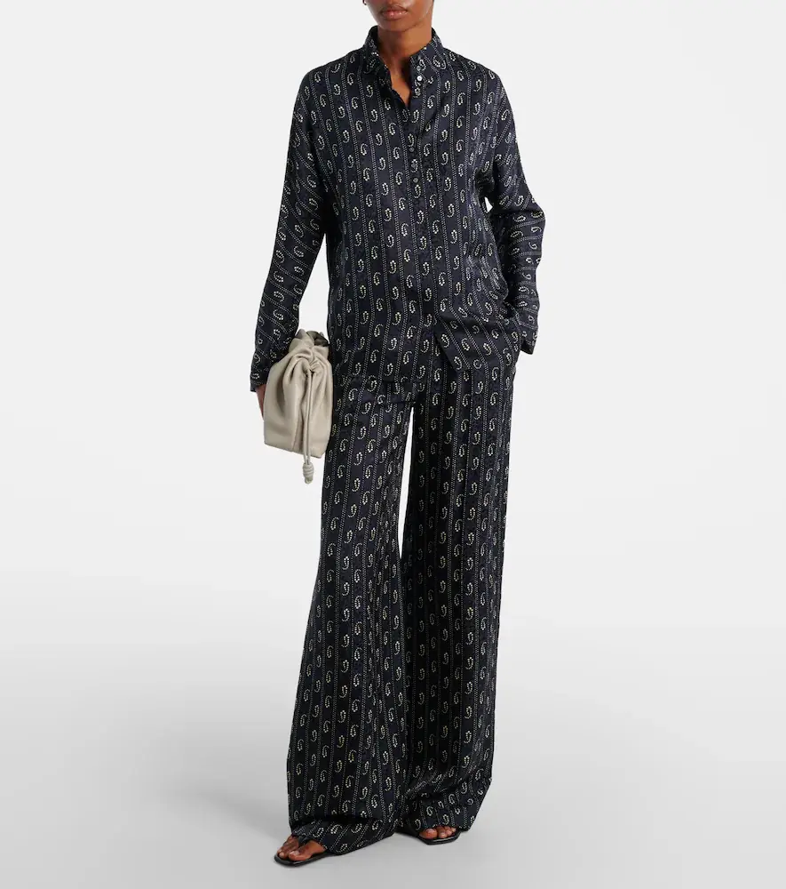 Tory Burch Paisley jacquard wide-leg pants | Thumbnail 2 Tory Burch Paisley jacquard wide-leg pants | Thumbnail 2