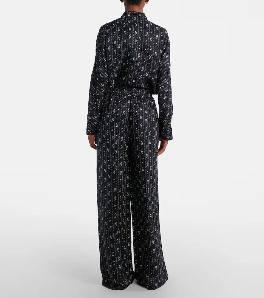 Tory Burch Paisley jacquard wide-leg pants | Thumbnail 3 Tory Burch Paisley jacquard wide-leg pants | Thumbnail 3