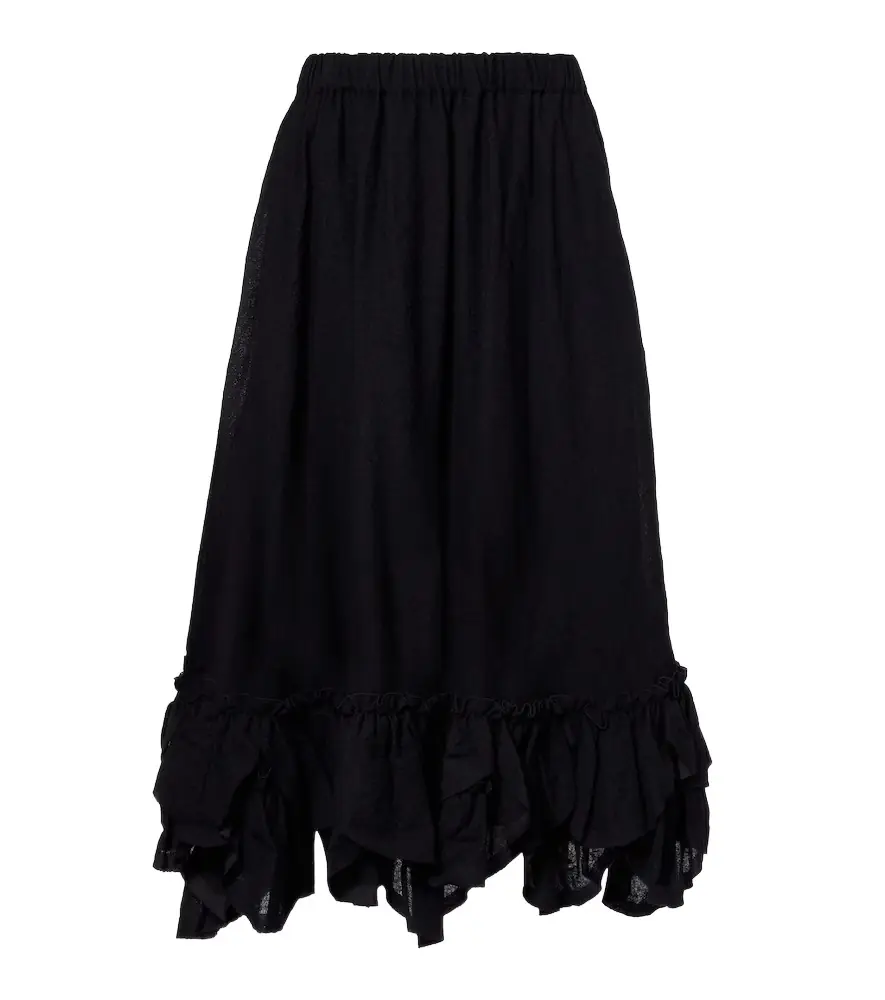 Noir Kei Ninomiya Wool-blend midi skirt | Image 1 Noir Kei Ninomiya Wool-blend midi skirt | Image 1