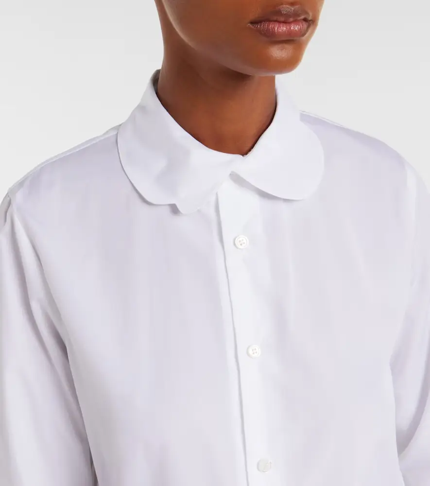 NOIR KEI NINOMIYA Gathered cotton blouse | Thumbnail 5