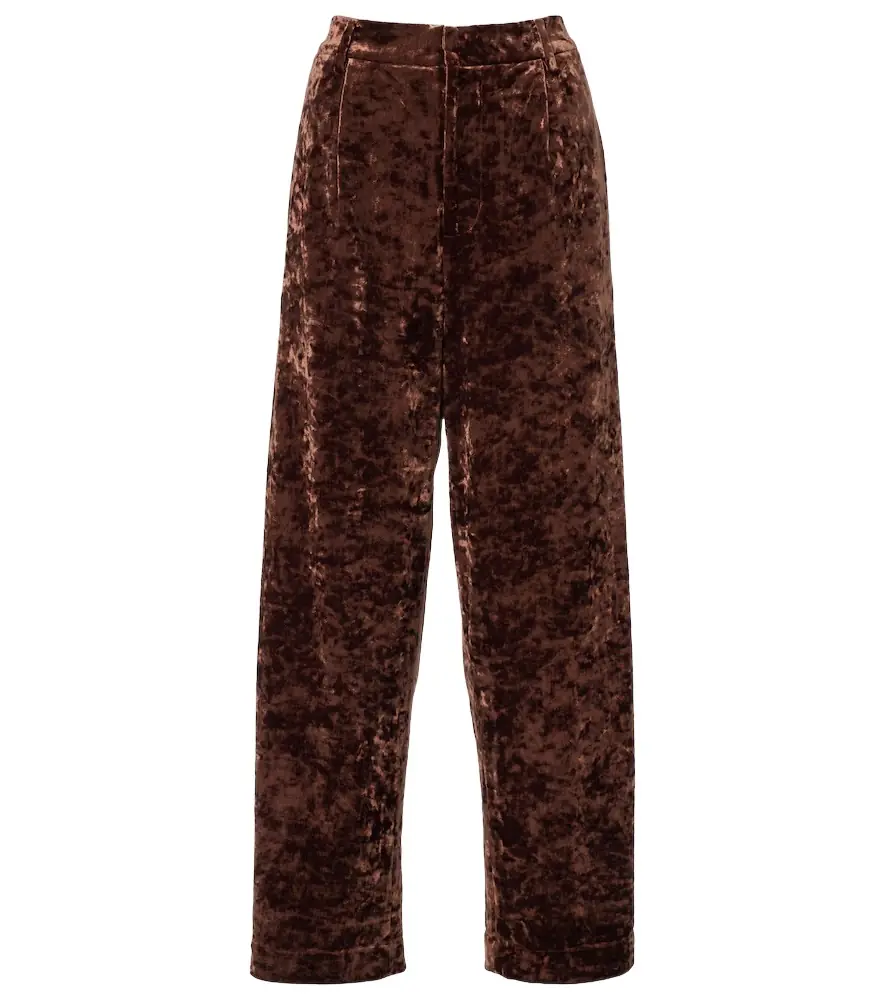 Xu Zhi Velvet straight pants | Image 1 Xu Zhi Velvet straight pants | Image 1