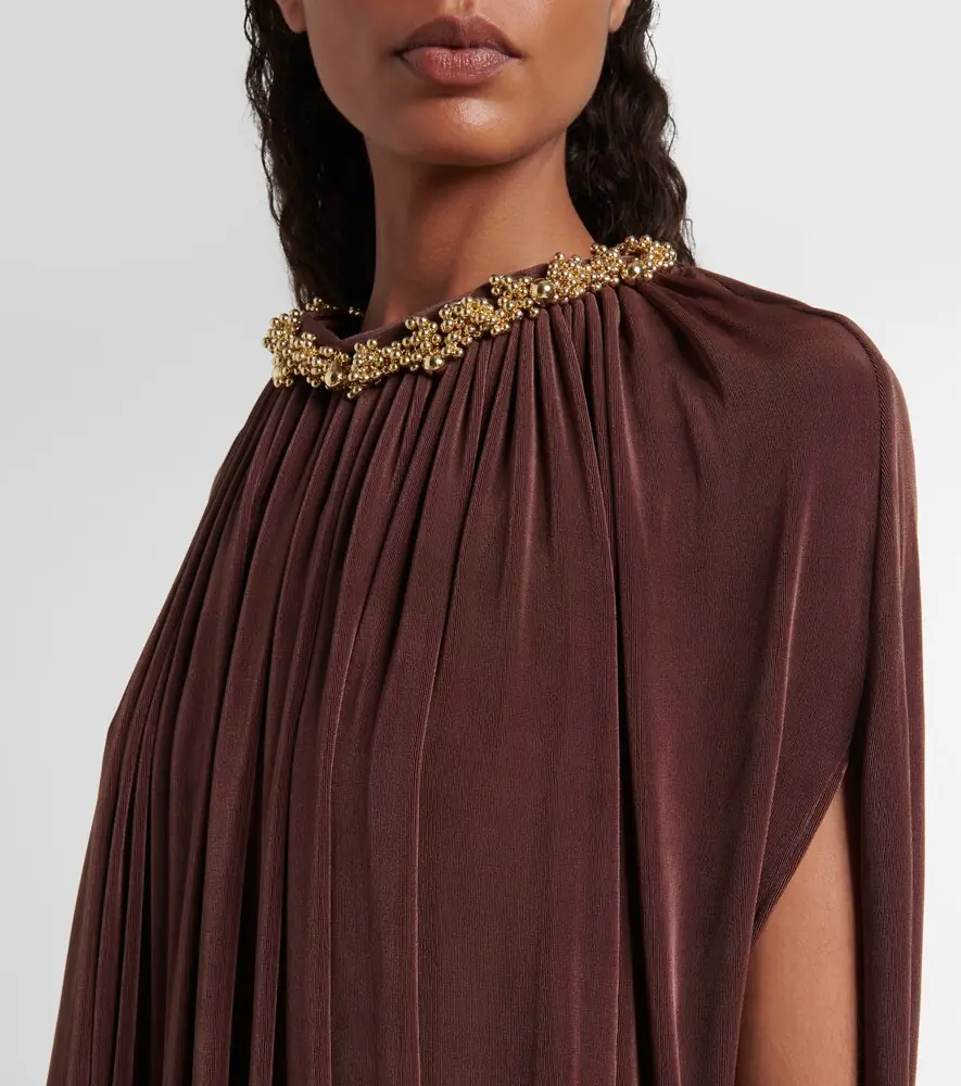 Xu Zhi Embellished draped minidress | Thumbnail 5