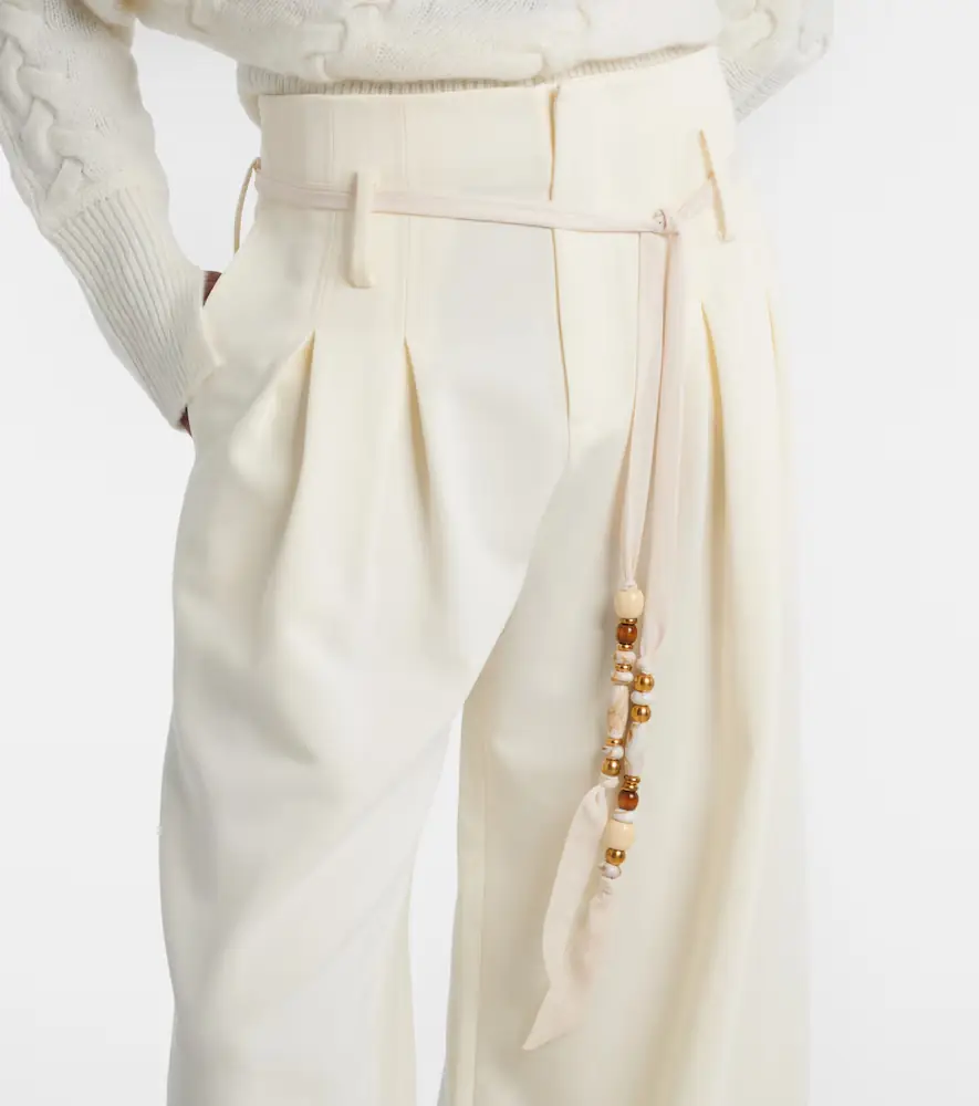 Xu Zhi Pleated high-rise wide-leg pants | Thumbnail 3 Xu Zhi Pleated high-rise wide-leg pants | Thumbnail 3