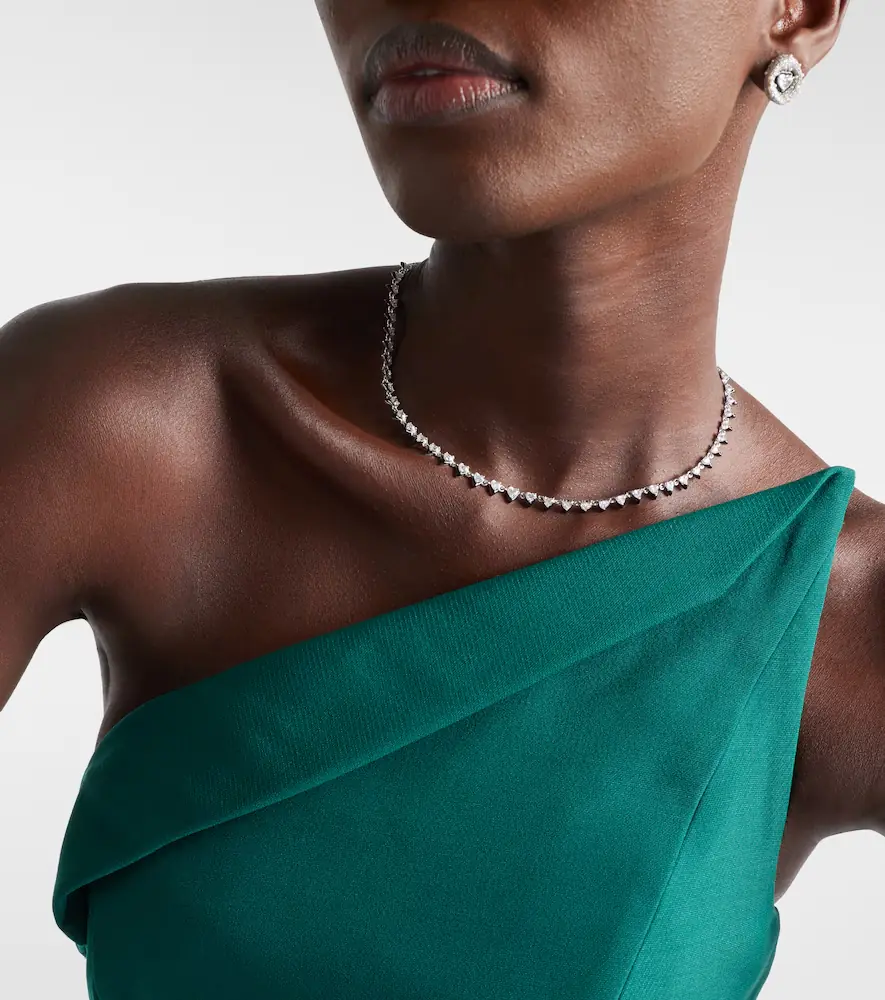 Kamyen Heart 18kt white gold and enamel choker with diamonds | Thumbnail 5 Kamyen Heart 18kt white gold and enamel choker with diamonds | Thumbnail 5