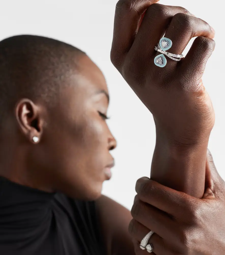 Kamyen Mirror Love 18kt white gold ring with diamonds | Thumbnail 4