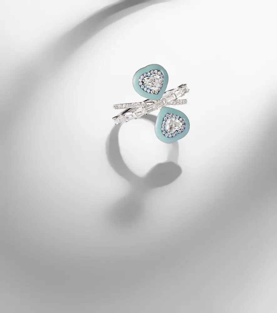 Kamyen Mirror Love 18kt white gold ring with diamonds | Thumbnail 5