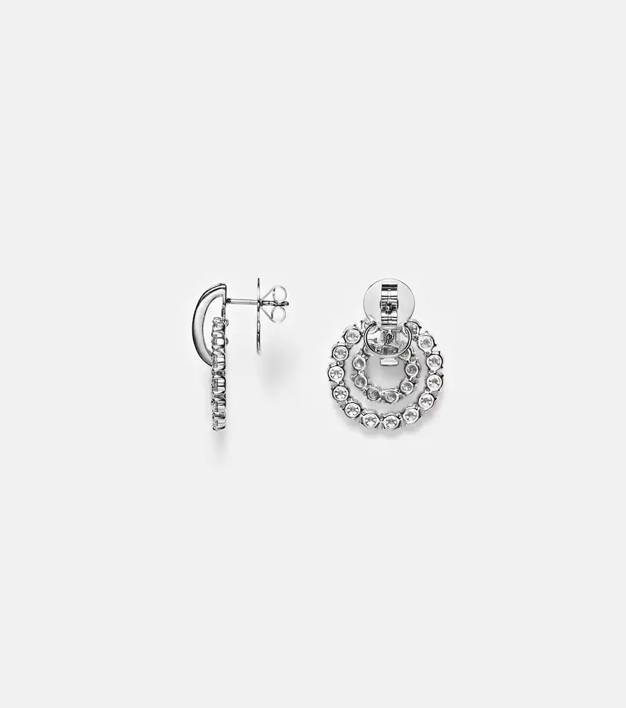 Kamyen Diana 18kt white gold and enamel earrings with diamonds | Thumbnail 2 Kamyen Diana 18kt white gold and enamel earrings with diamonds | Thumbnail 2