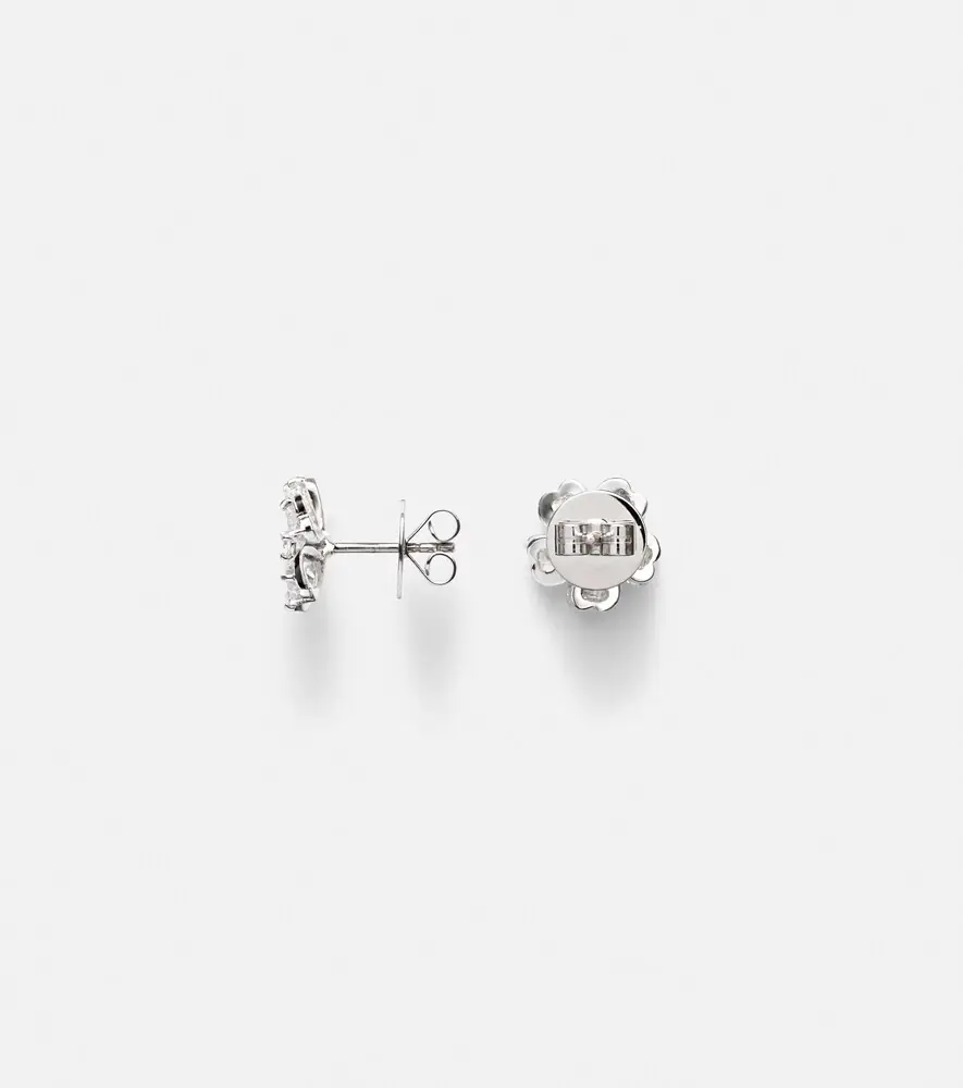 Kamyen Love Petals 18kt white gold earrings with diamonds | Thumbnail 2 Kamyen Love Petals 18kt white gold earrings with diamonds | Thumbnail 2