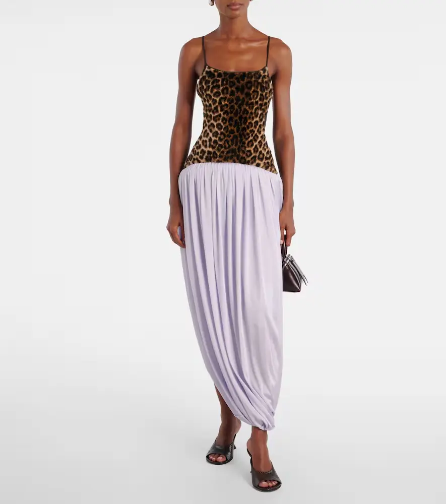 Jacques Wei Leopard-print draped maxi dress | Thumbnail 2 Jacques Wei Leopard-print draped maxi dress | Thumbnail 2