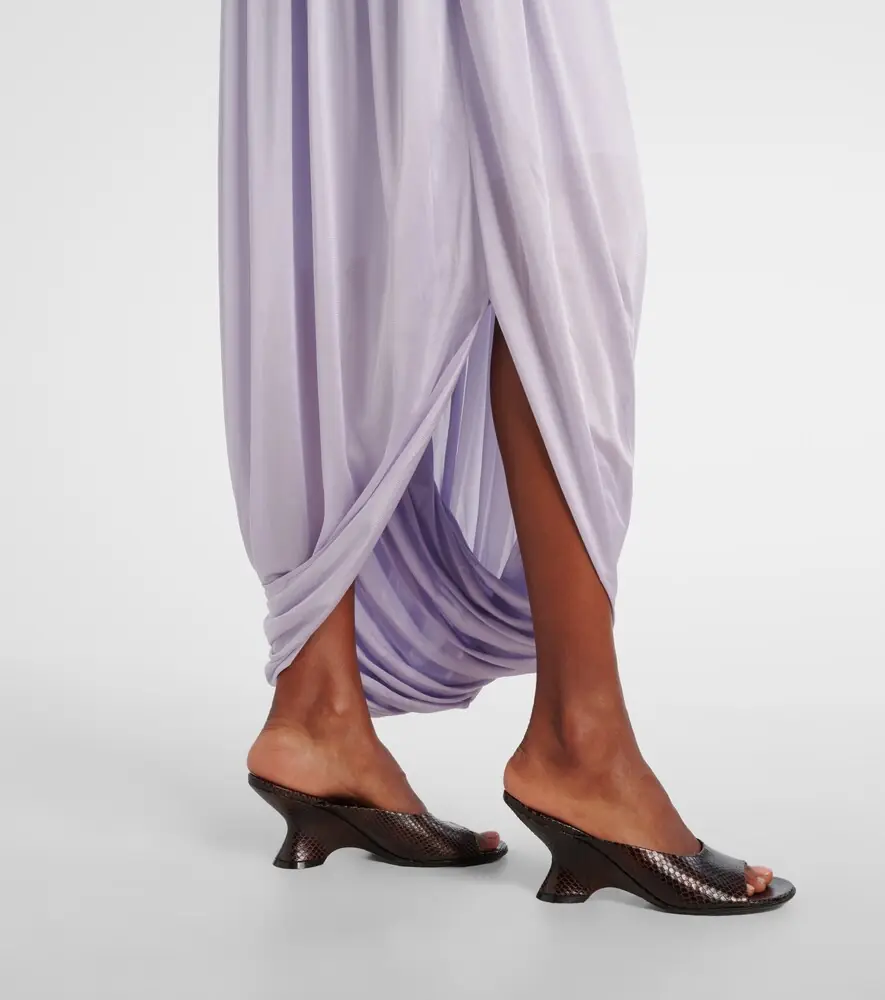 Jacques Wei Leopard-print draped maxi dress | Thumbnail 4 Jacques Wei Leopard-print draped maxi dress | Thumbnail 4