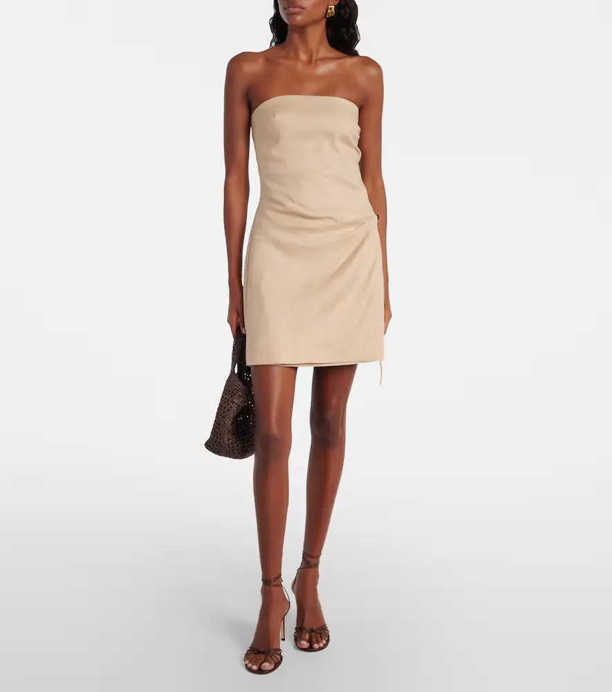 SIR. Moretti linen minidress | Thumbnail 2