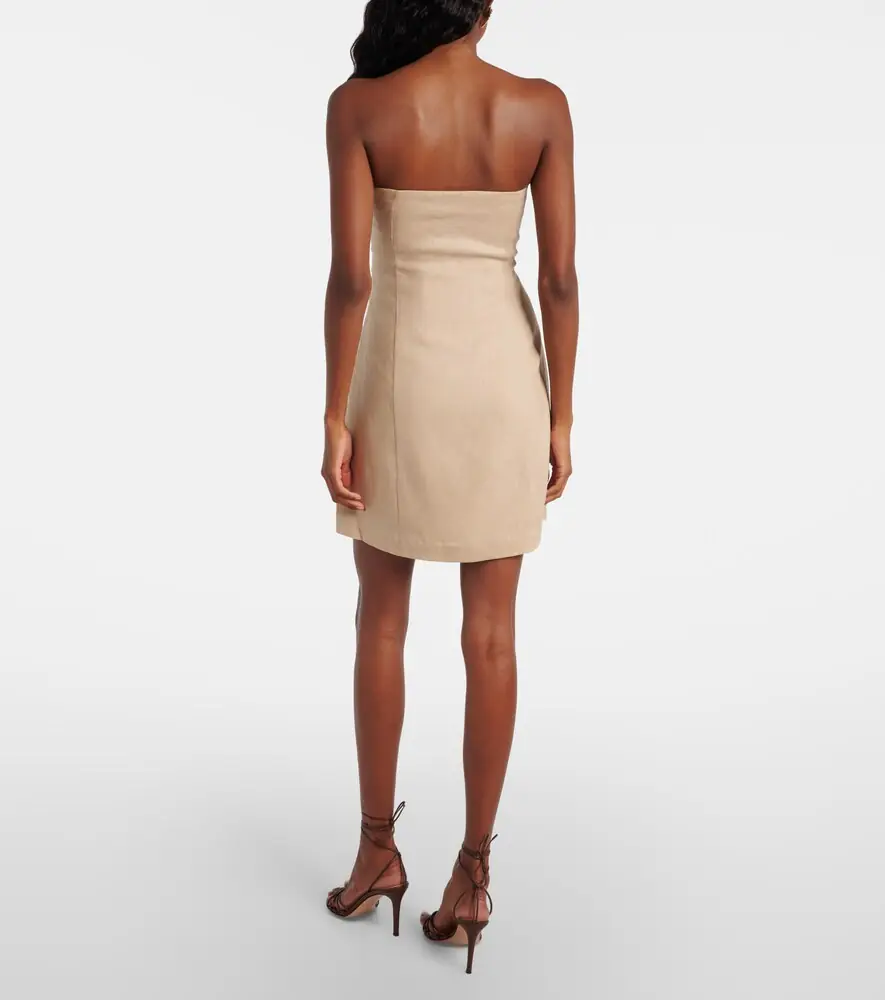 SIR. Moretti linen minidress | Thumbnail 3