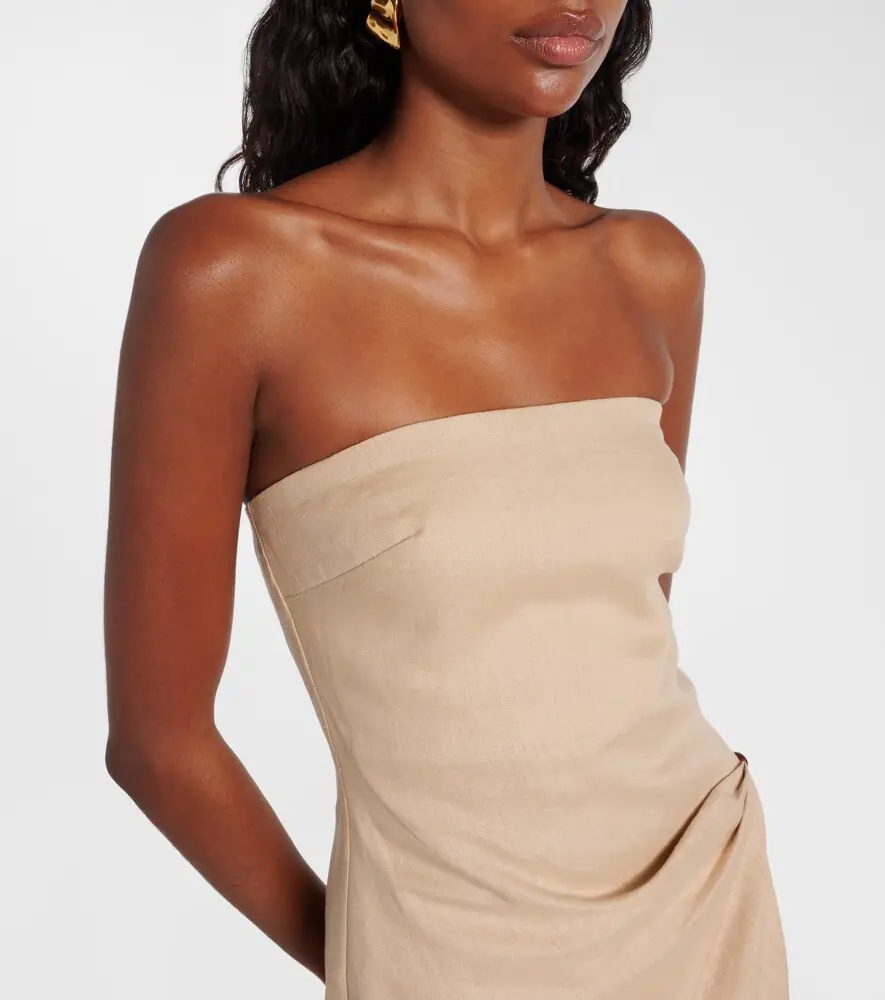 SIR. Moretti linen minidress | Thumbnail 5