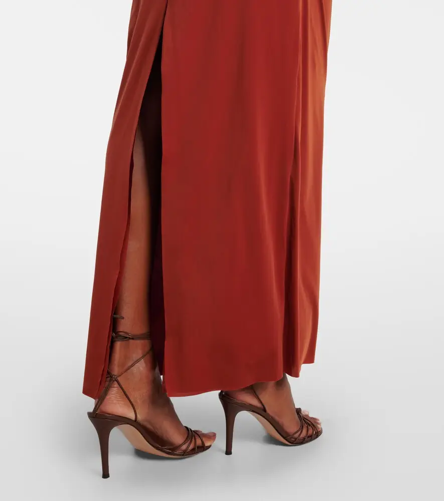 SIR. Rosseli gathered jersey maxi dress | Thumbnail 4