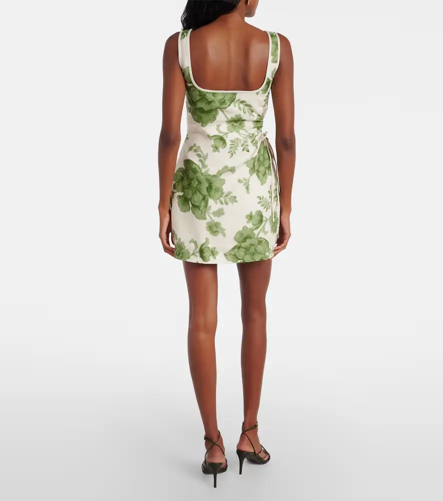 SIR. Gardella cutout floral linen minidress | Thumbnail 2 SIR. Gardella cutout floral linen minidress | Thumbnail 2
