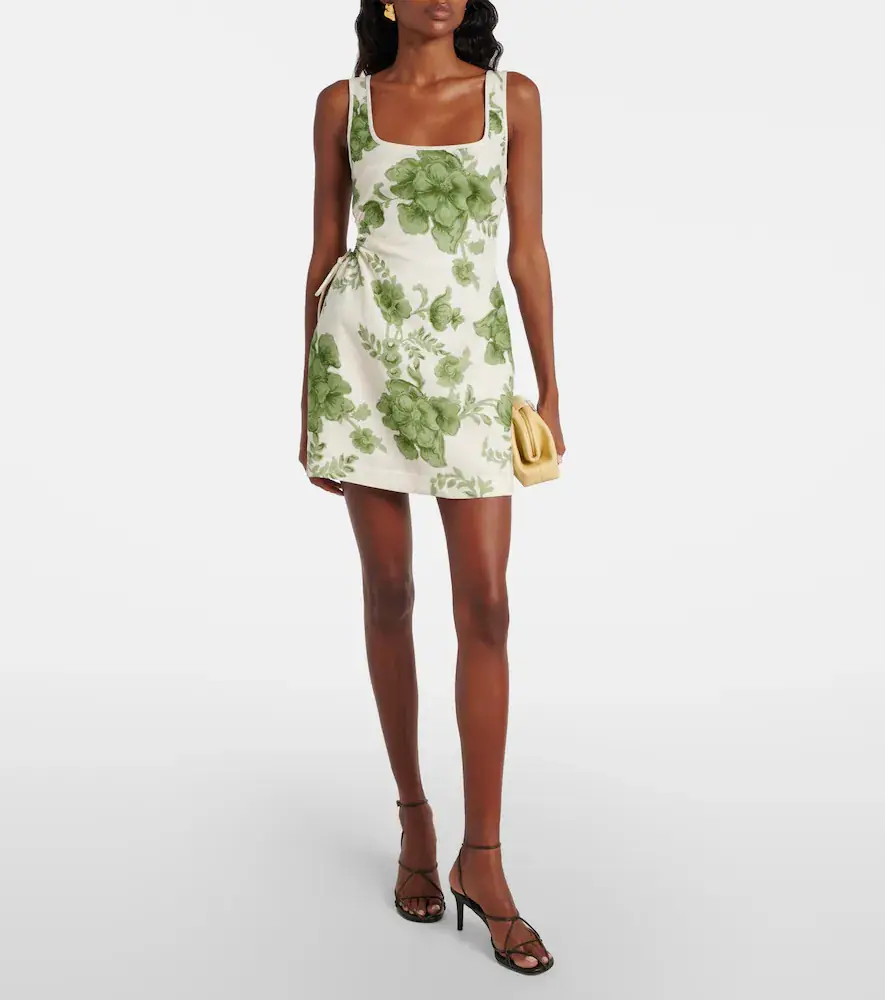 SIR. Gardella cutout floral linen minidress | Thumbnail 4 SIR. Gardella cutout floral linen minidress | Thumbnail 4