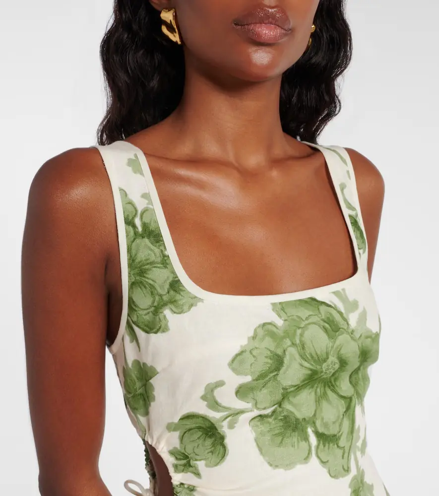 SIR. Gardella cutout floral linen minidress | Thumbnail 5 SIR. Gardella cutout floral linen minidress | Thumbnail 5