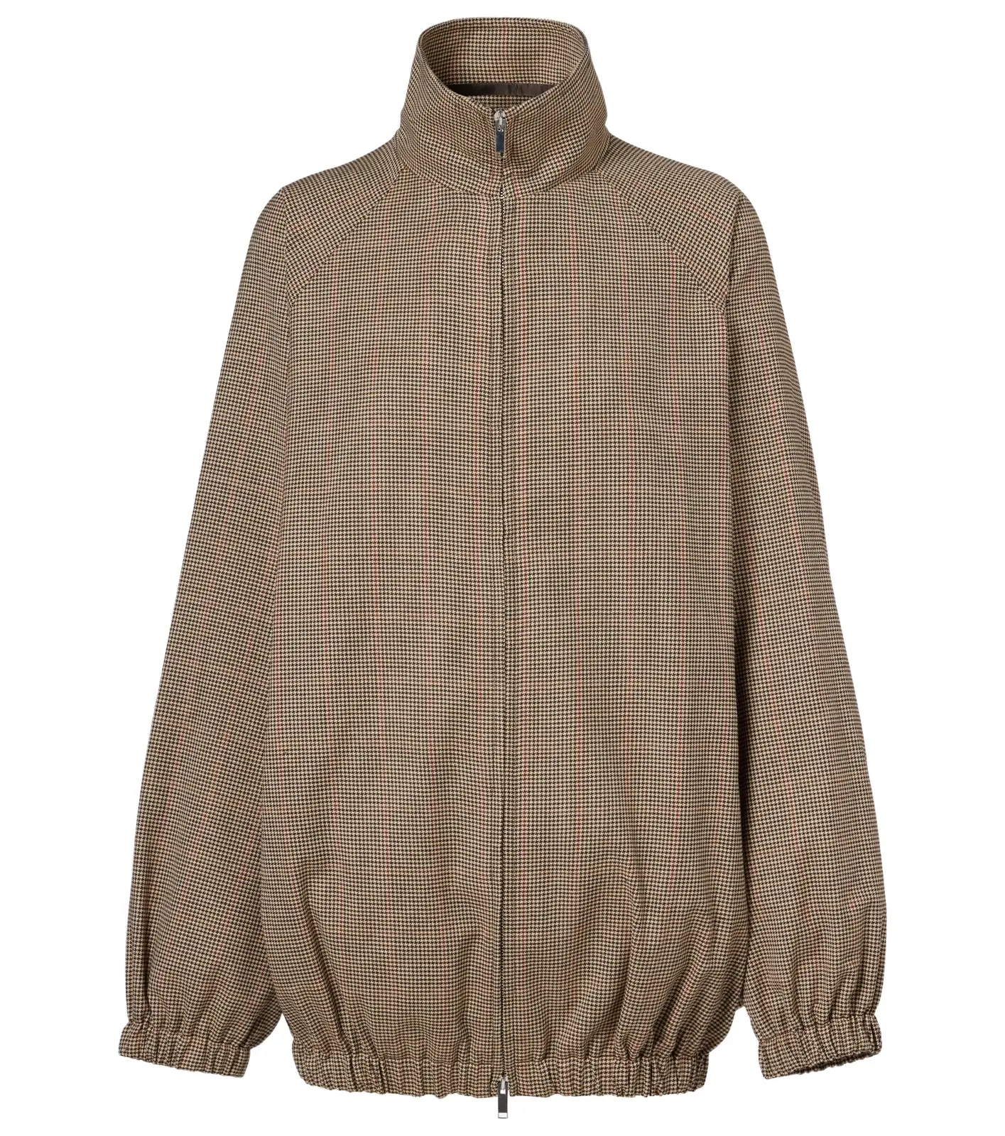 The Frankie Shop Baxter houndstooth blouson jacket