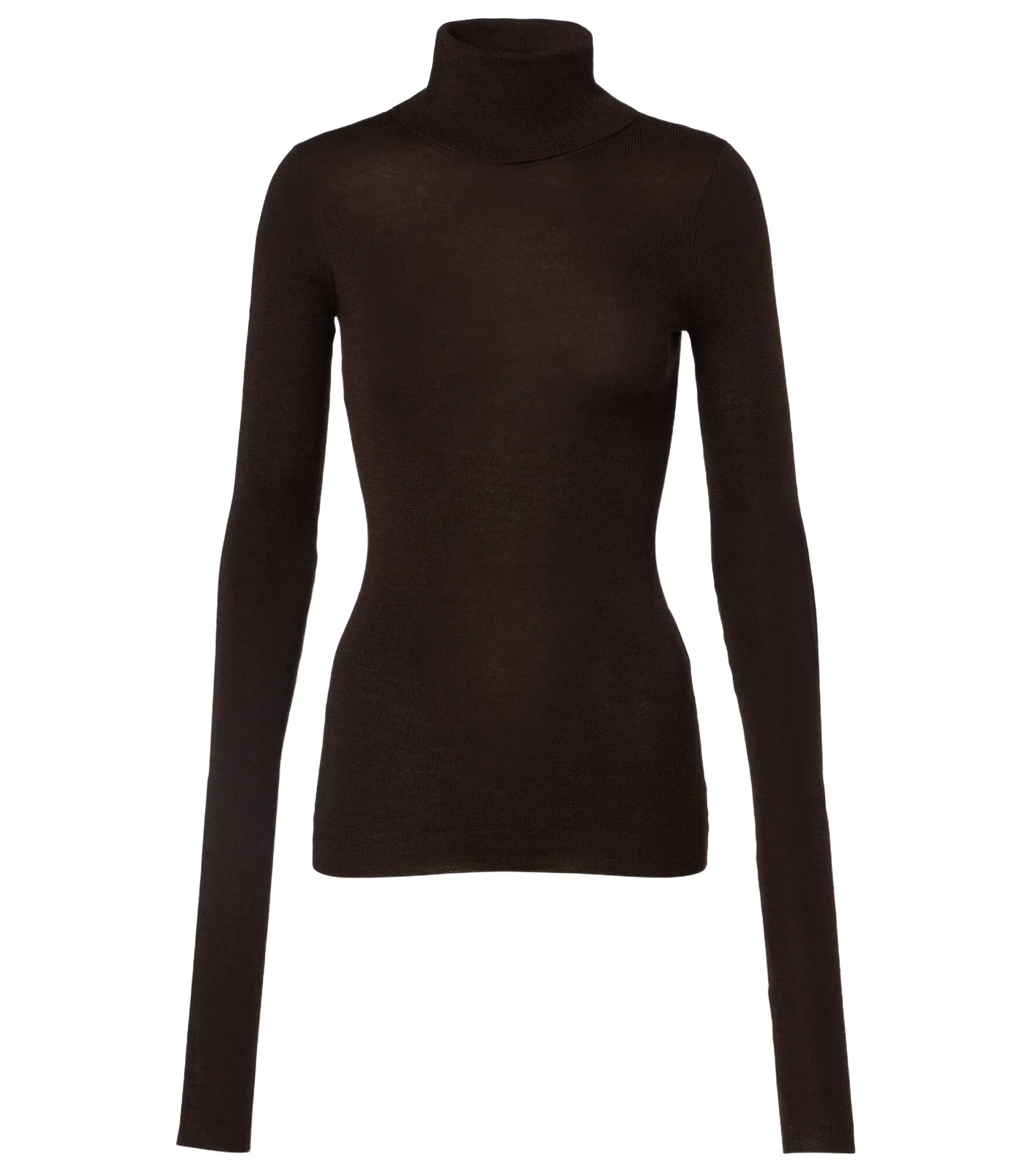 The Frankie Shop Utica Thin wool and silk turtleneck sweater