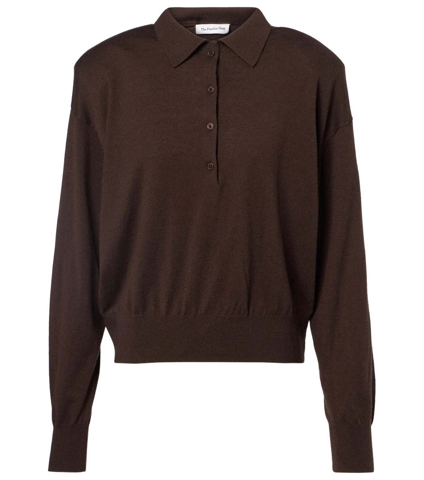 Croydon wool-blend polo sweater