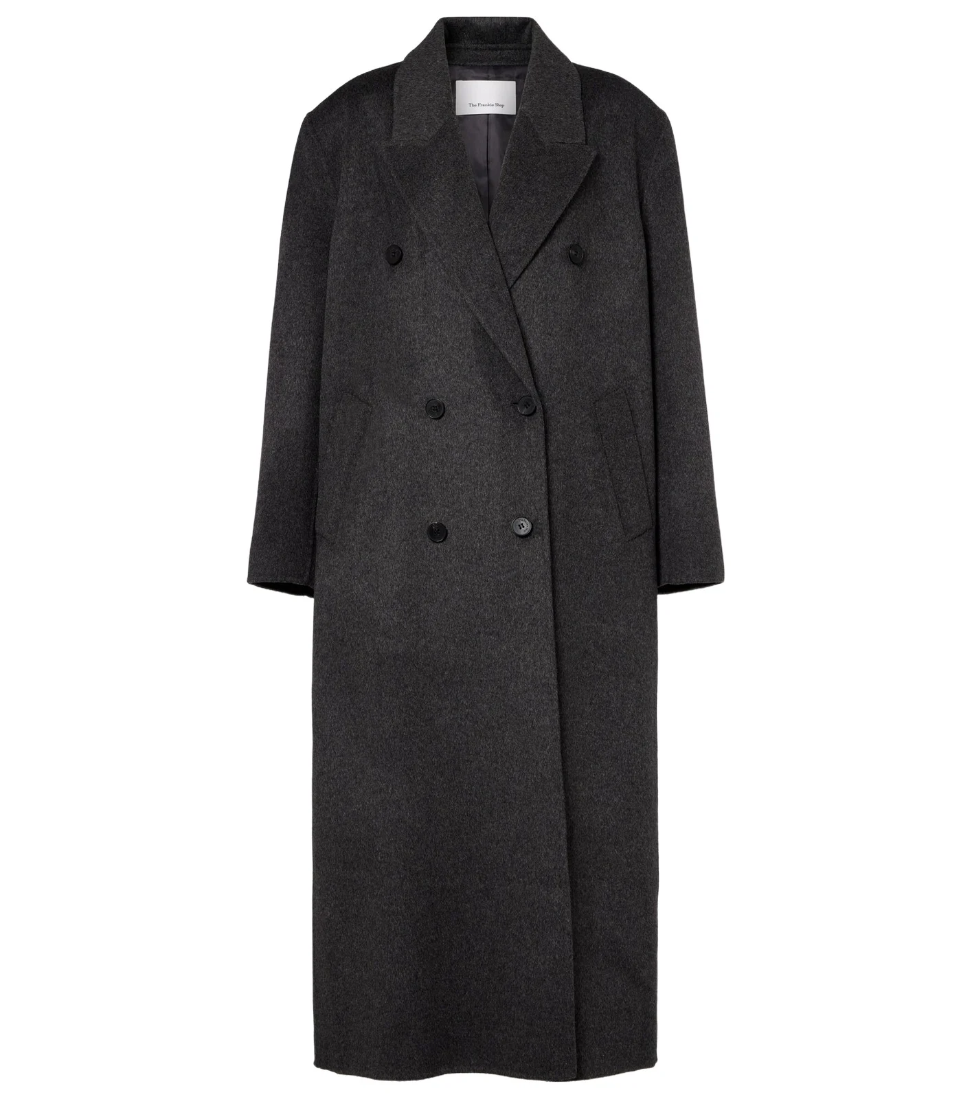 Gaia double-breasted wool-blend coat