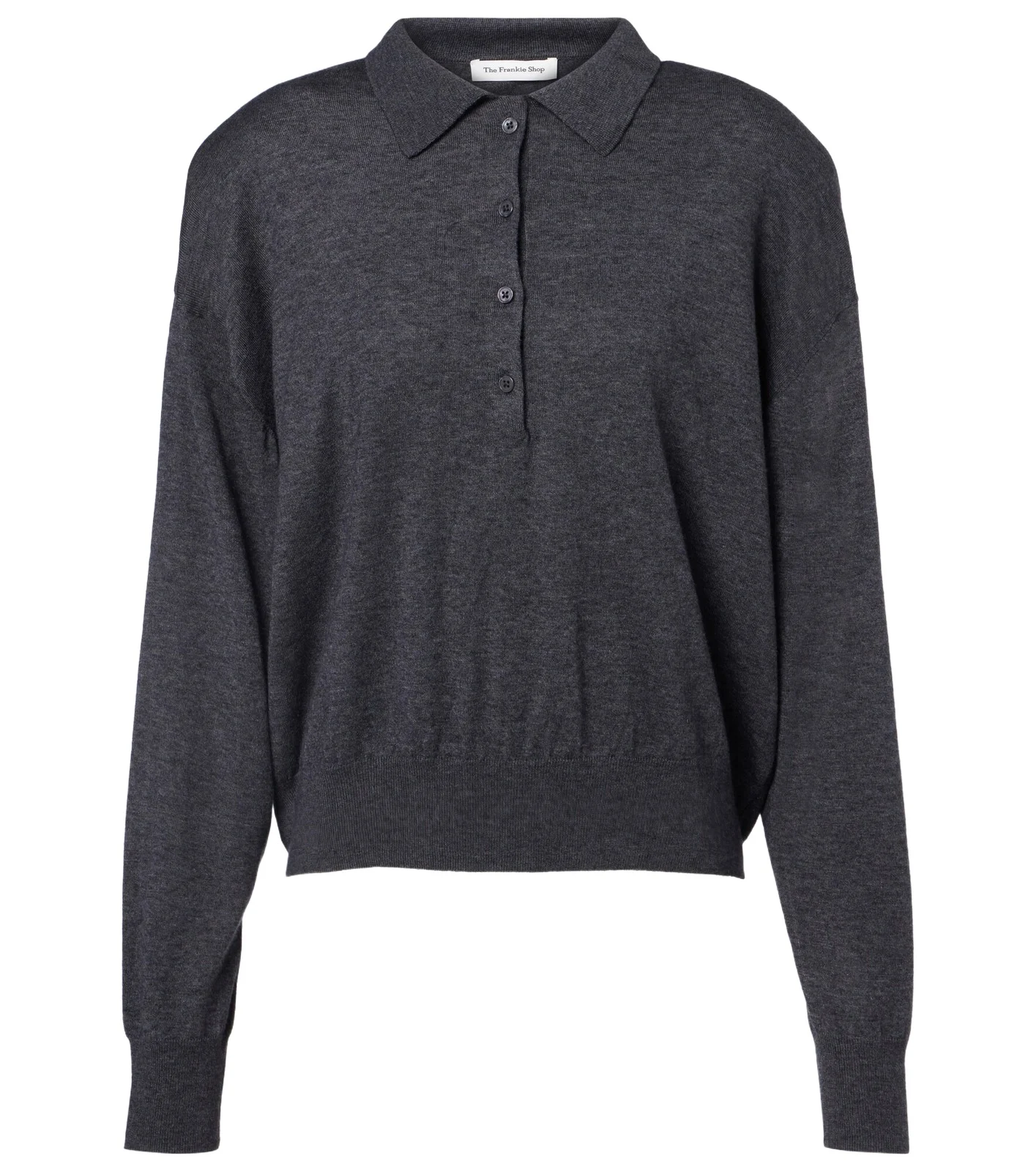Croydon wool-blend polo sweater Croydon wool-blend polo sweater