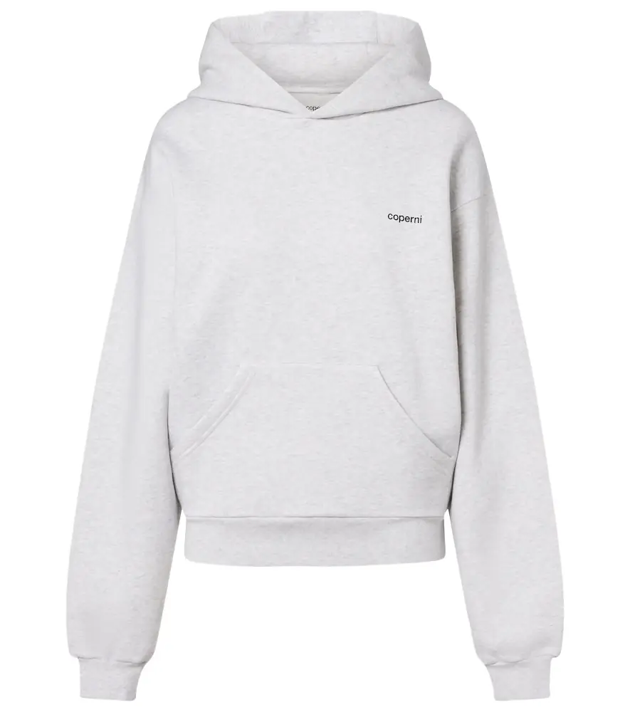 Coperni Logo cotton-blend jersey hoodie | Image 1 Coperni Logo cotton-blend jersey hoodie | Image 1